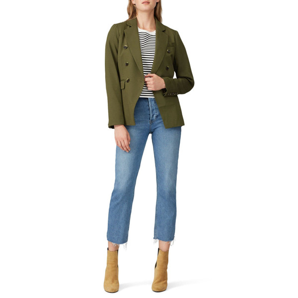 Wish Eclipse Blazer green | Rent the Runway