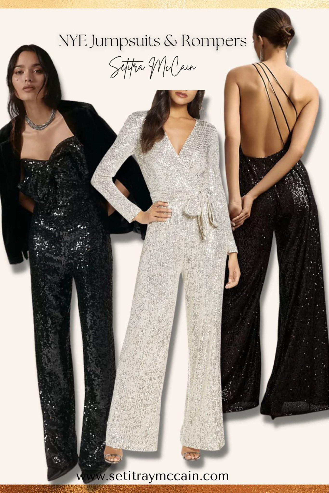 Sequin Jumpsuit & rompers. NYE jumpsuits, NYE party outfit, NYE 2022. New Years Eve, special occasion outfit, formal outfit, revolve, lulus, Amazon. Holiday party, holiday styles, holiday dinner, holiday party.

#LTKSeasonal #LTKHoliday #LTKGiftGuide