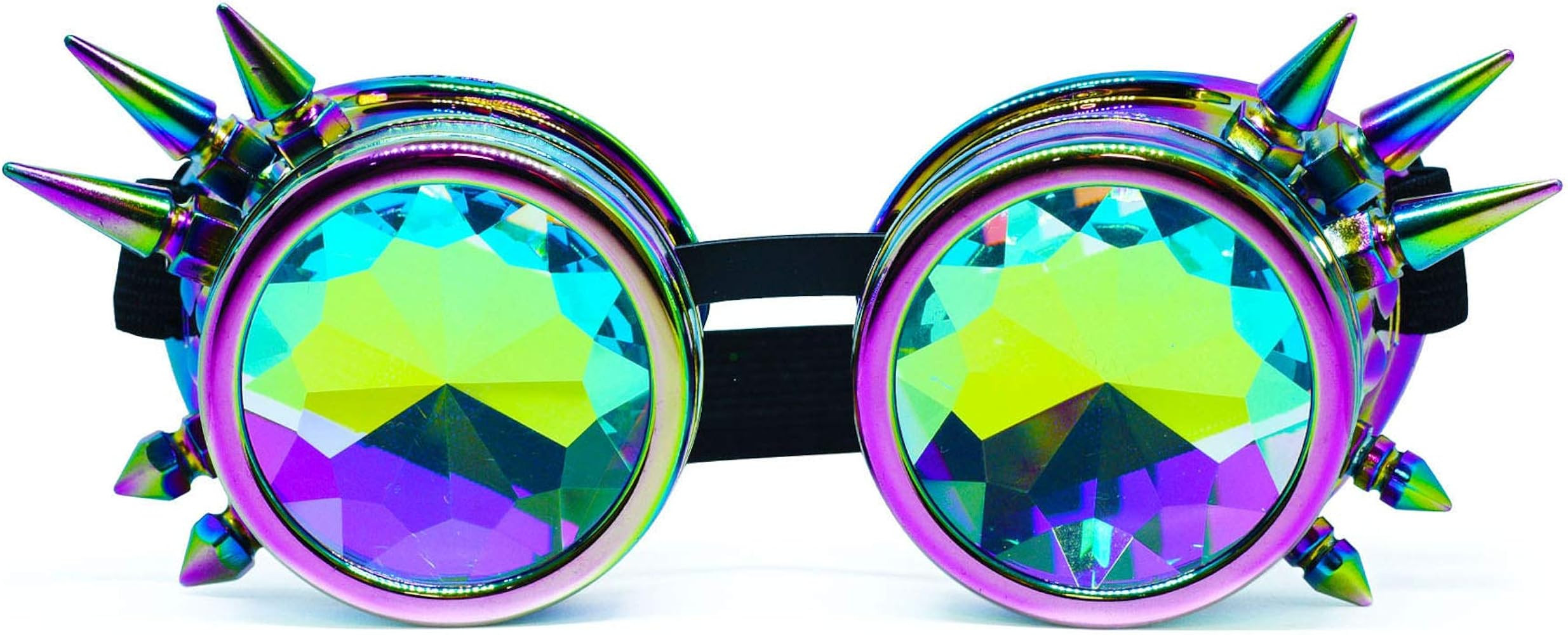 SoJourner Bags Kaleidoscope Glasses - Trippy Psychedelic Rave Goggles - Funky Prism Glasses For R... | Amazon (US)
