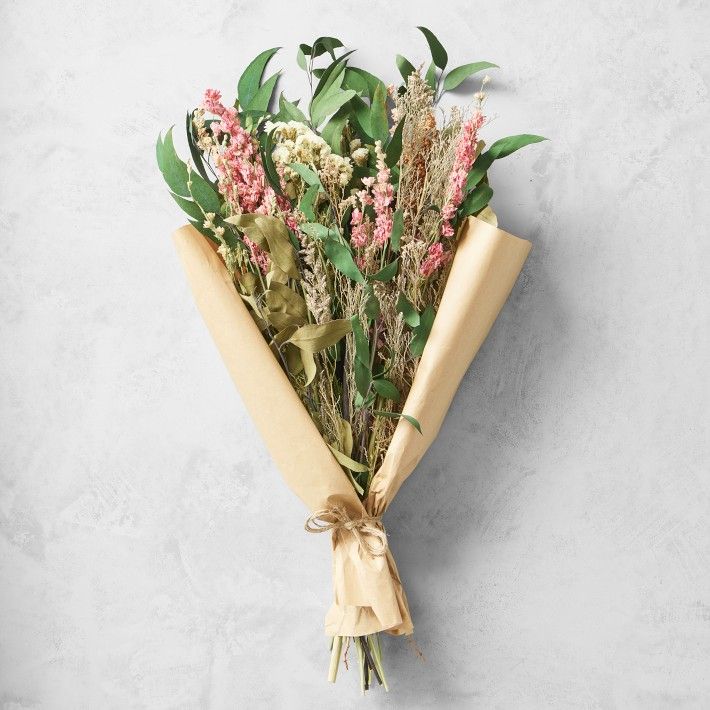 Pink Larkspur Dried Bouquet | Williams-Sonoma