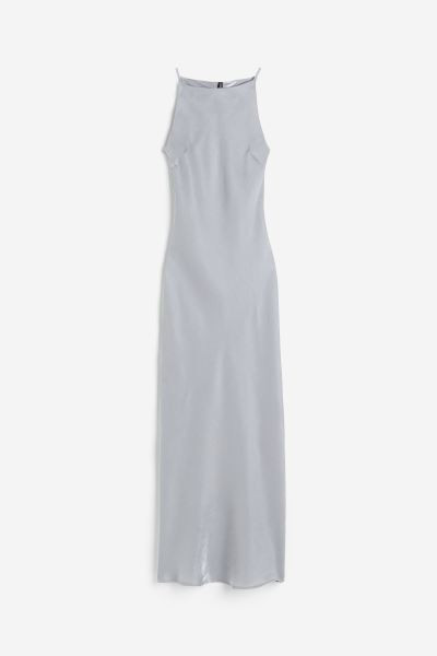 Maxi Dress with Sheen - Light gray - Ladies | H&M US | H&M (US + CA)