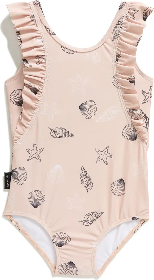 Kids' Seashells Frill One-Piece Swimsuit | Nordstrom Rack