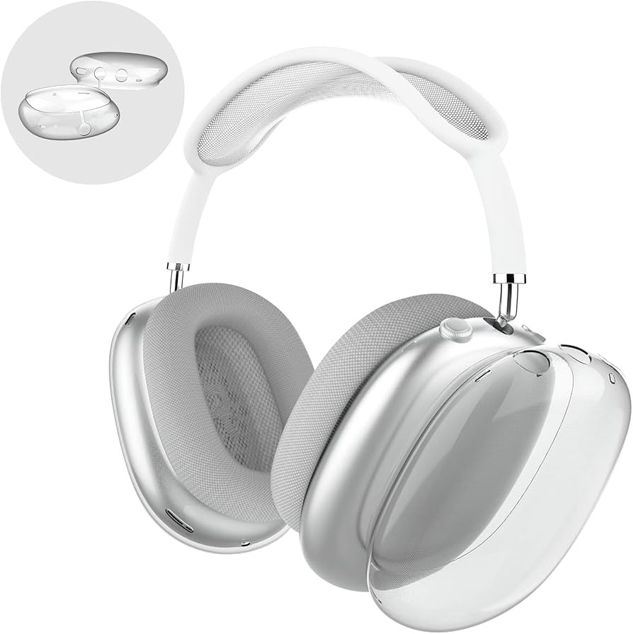 Foweroty Case Cover for AirPods Max, Soft TPU Clear Anti-Scratch Protective Cover for AirPod Max,... | Amazon (US)