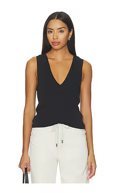 BARELOOM Canyon Deep V Tank in Black from Revolve.com | Revolve Clothing (Global)