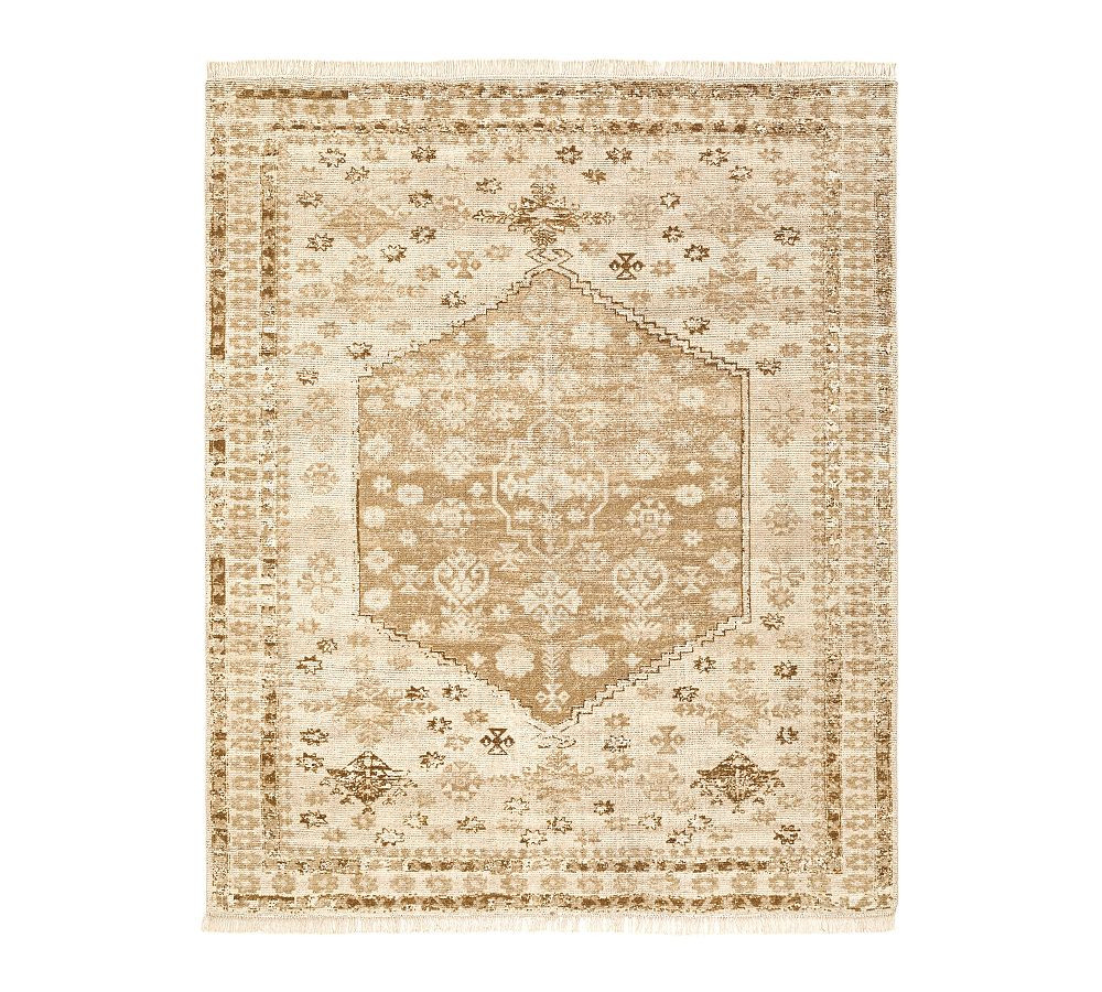 Zoiie Handwoven Wool Rug | Pottery Barn (US)