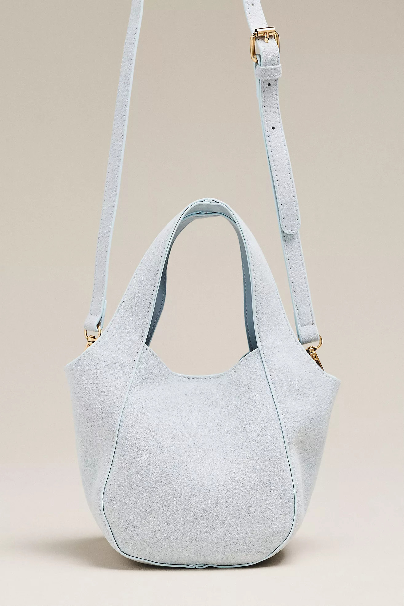 Sonia Faux Suede Mini Slouchy Tote Bag | Anthropologie (US)