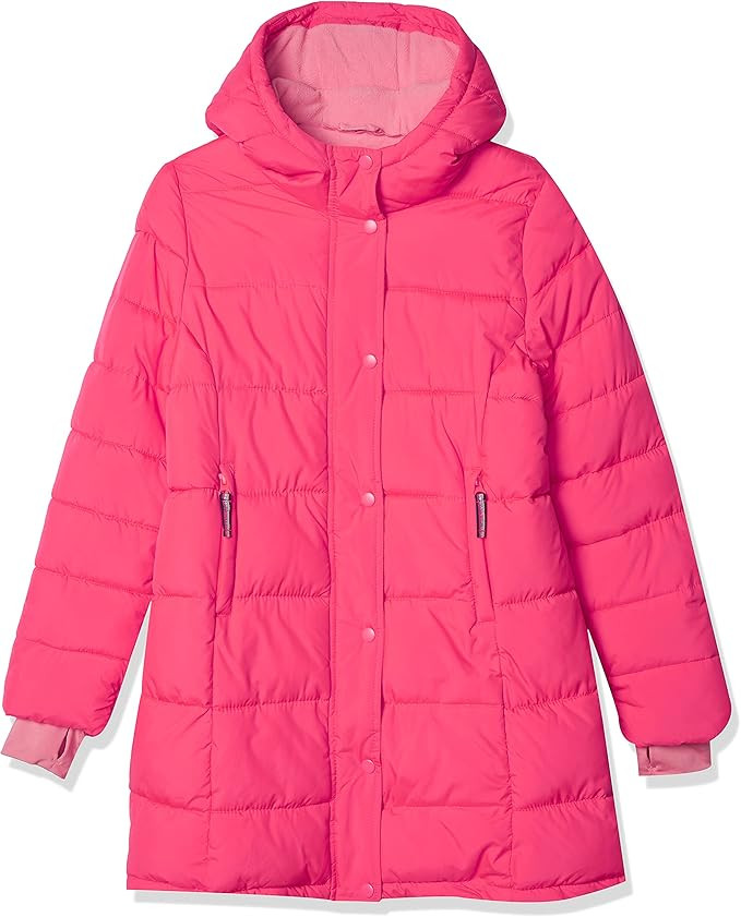 Amazon Essentials Girls and Toddlers' Long Heavyweight Hooded Puffer Jacket | Amazon (US)