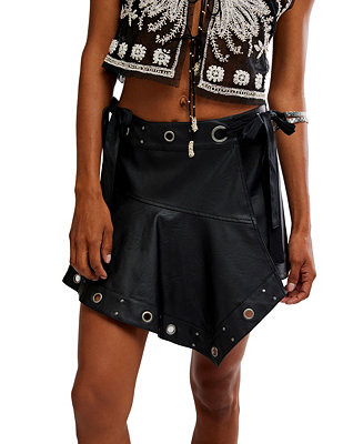 Free People Women's Cassis Wrap Self-Tie Skirt - Macy's | Macy's