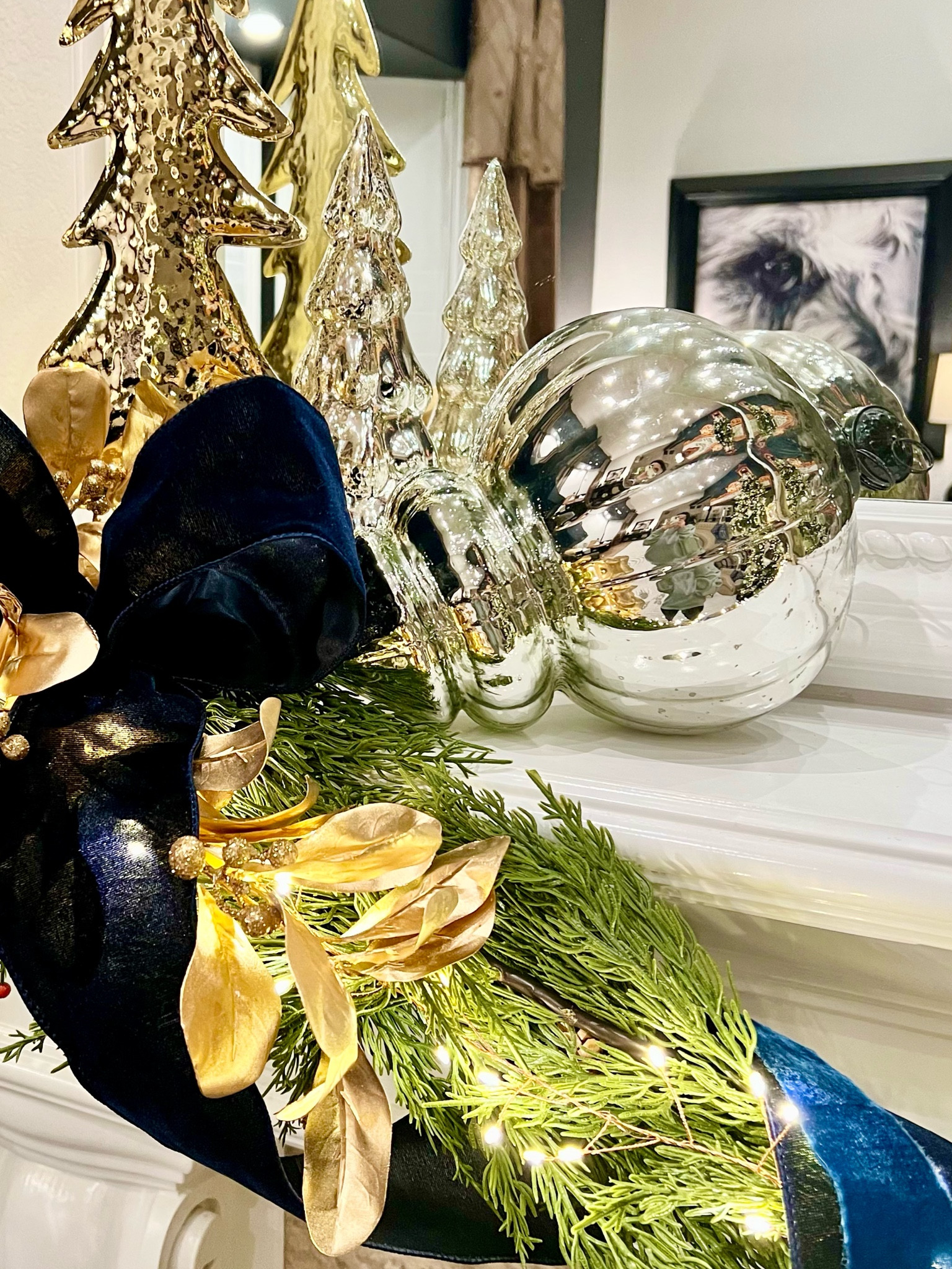 Oversized mercury glass ornament. Such a beautiful statement to add to any decor. Makes a perfect hostess gift too!

#LTKfindsunder50 #LTKSeasonal #LTKHoliday