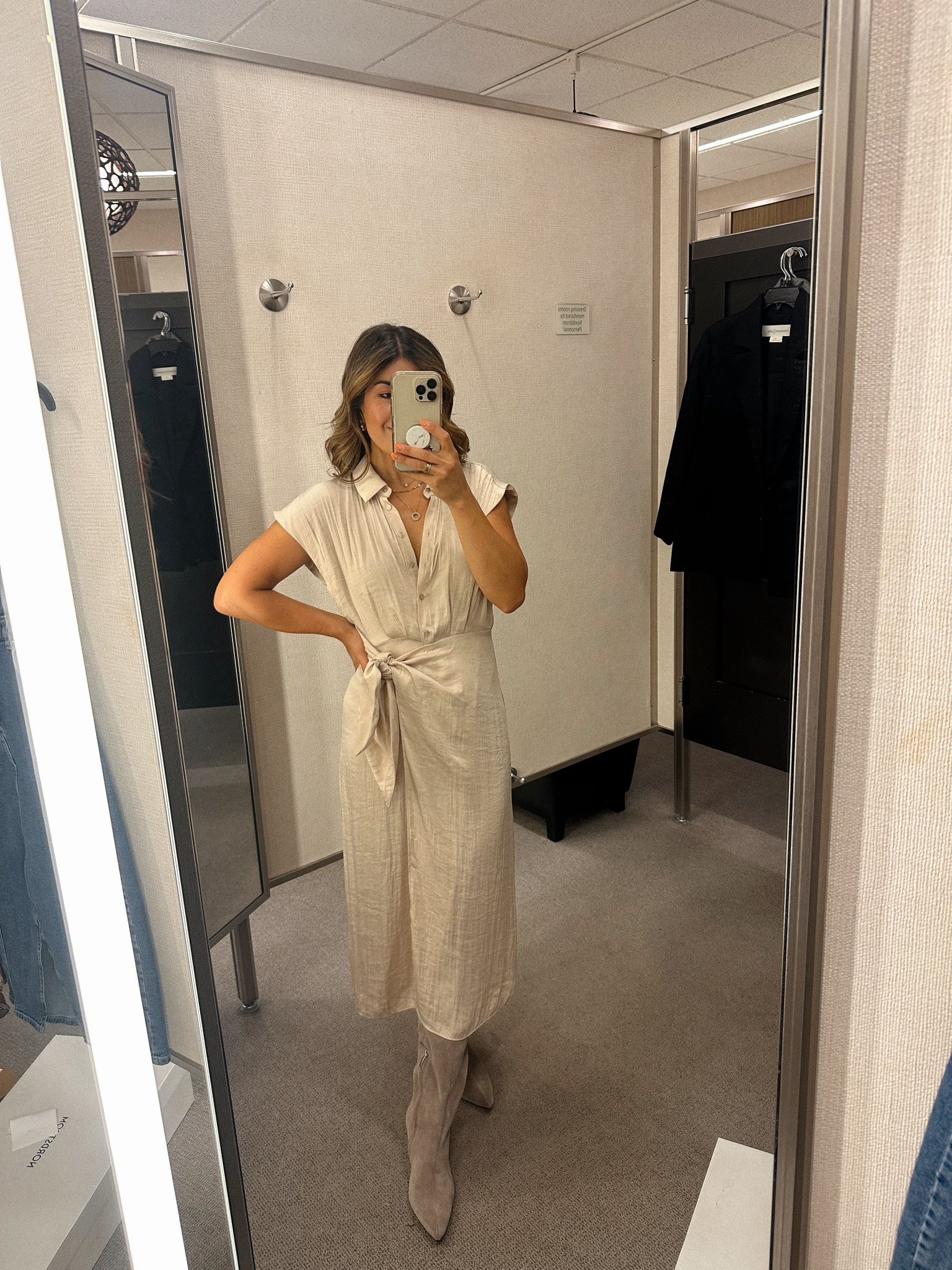 I was so impressed with this dress!! Took it home with me because it looks amazing on.
I’m wearing size xs. It runs tts. 
Nsale, Nordstrom anniversary sale, dresses, midi dress

#LTKSummerSales #LTKFindsUnder100 #LTKShoeCrush