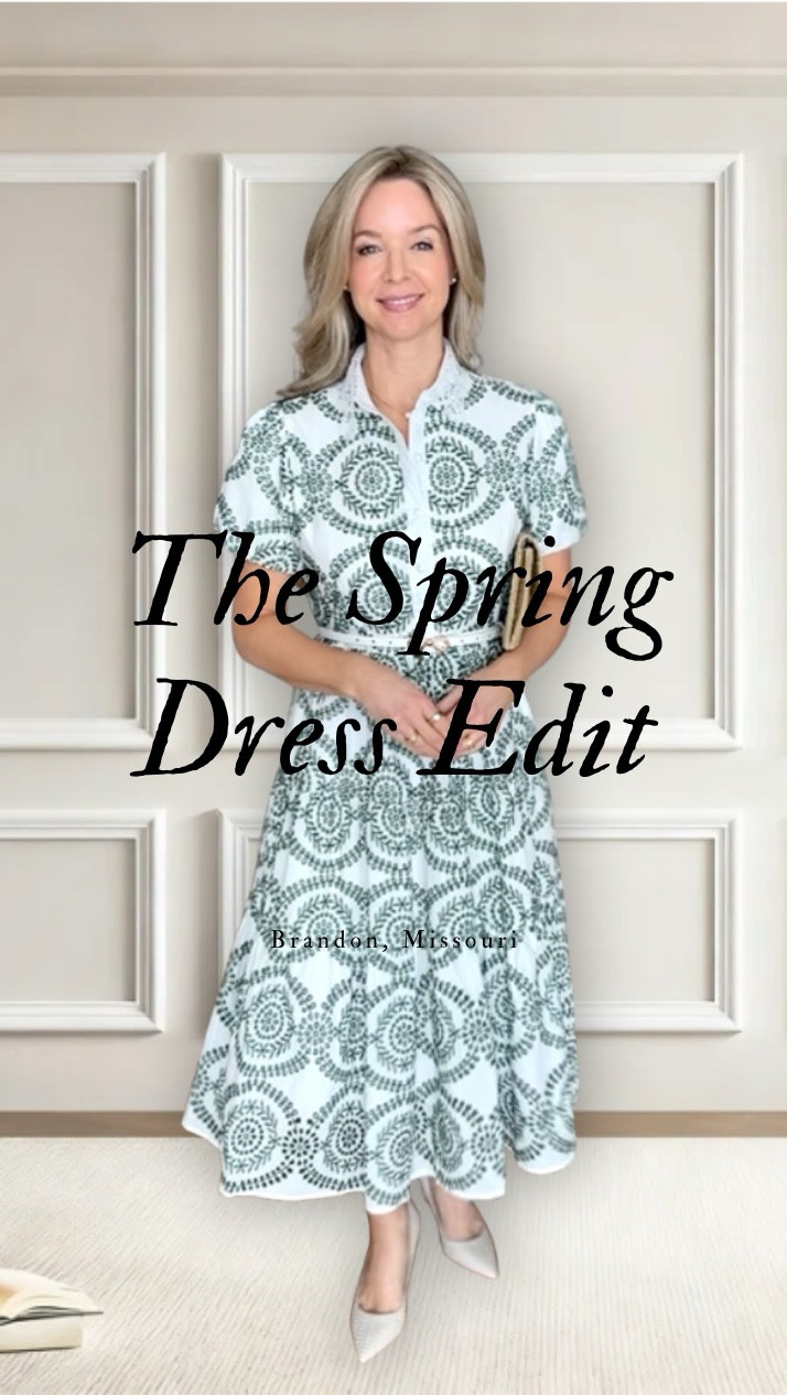 The sweetest dress for Easter, spring outings or even a wedding! 🐣

This is 100% cotton and has a crocheted collar and a green embroidered eyelet pattern. 

BELT IS NOT INCLUDED

Wearing size M

#LTKWedding #LTKSeasonal #LTKootd