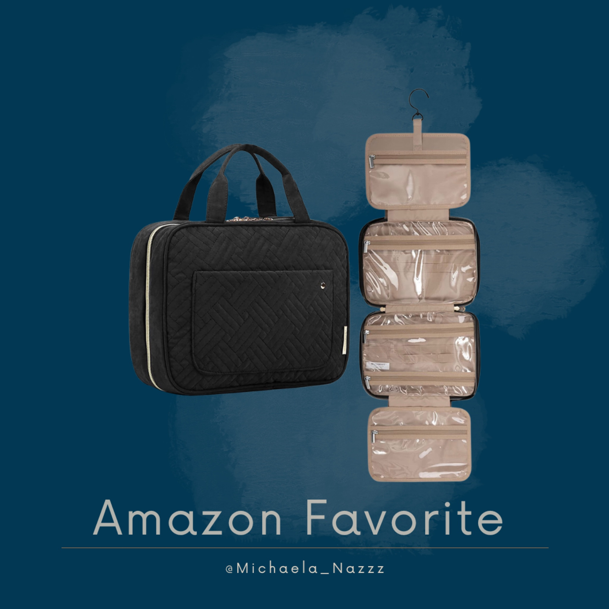 Best travel toiletry bag! (Size: LARGE) Holds all my makeup, skincare & hair care all in one place.

 #LTKTravel #Travelfind #Organize
