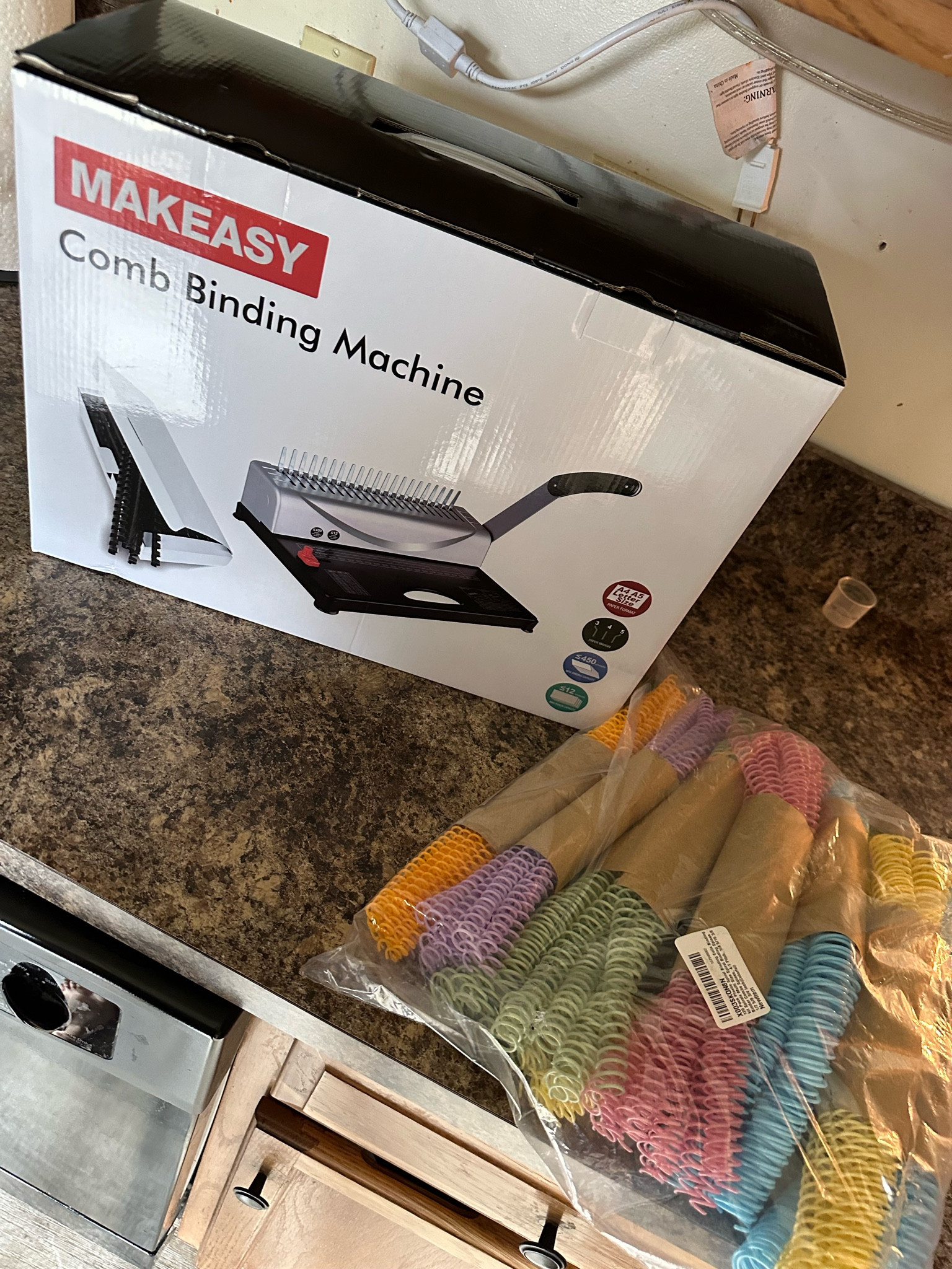 I homeschool my kids! Which means putting curriculum into a 3 ring binder can be cumbersome! This year I decided to get a binding machine and spirals! This thing has been amazing! It will be so nice to be able to take school on the go if I need to!! Definitely a must have if you homeschool! 

#LTKfamily #LTKkids #LTKU