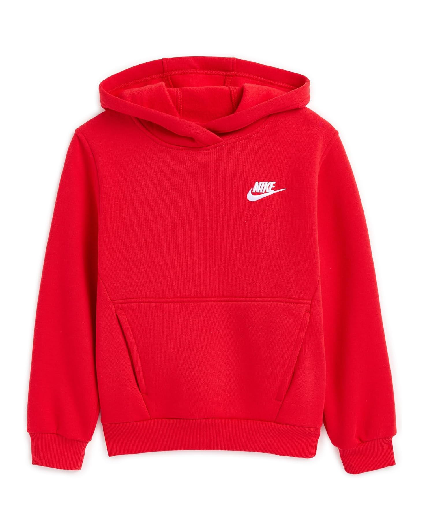 Sportswear Club Fleece Pullover Hoodie (Little Kid/Big Kid) | Zappos