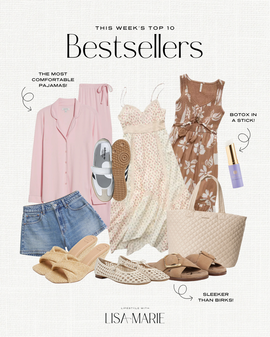 Top 10 bestsellers. Soft pajamas. Spring dresses. Summer dresses. Spring wedges. Spring slides. Ballet flats. Sneakers. Tote bags. Anti-aging. Spring pajamas. Floral dresses.  

 #LTKootd #LTKSeasonal #LTKPetite