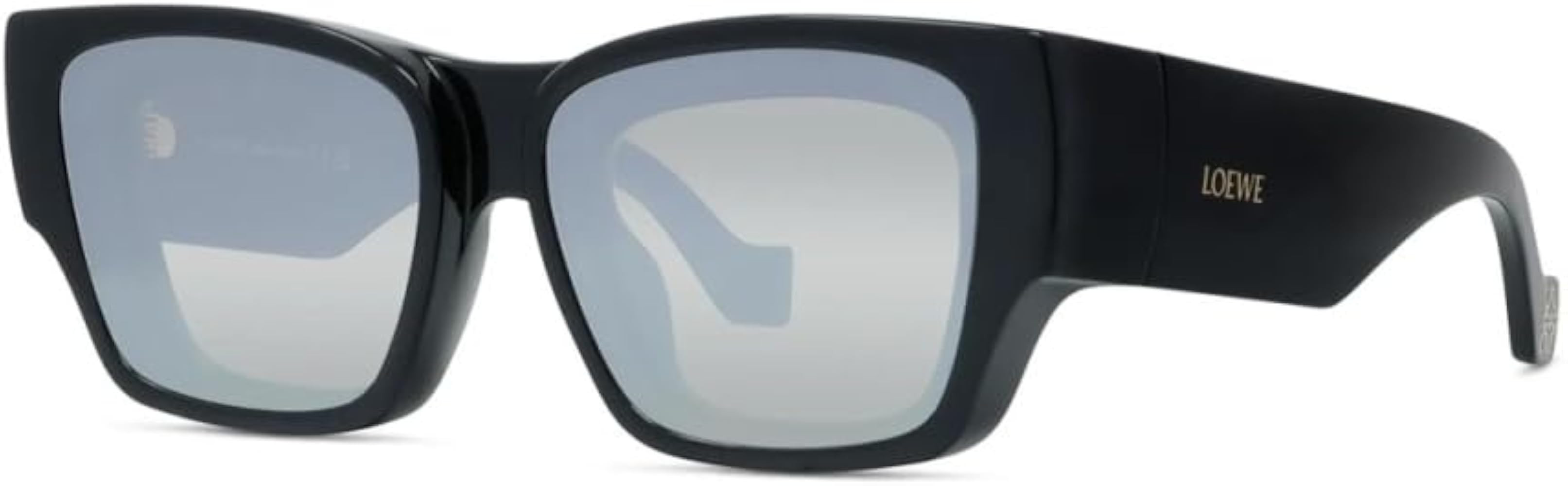 Loewe Smoke Mirror Square Unisex Sunglasses LW40172U 01C 56 | Amazon (US)