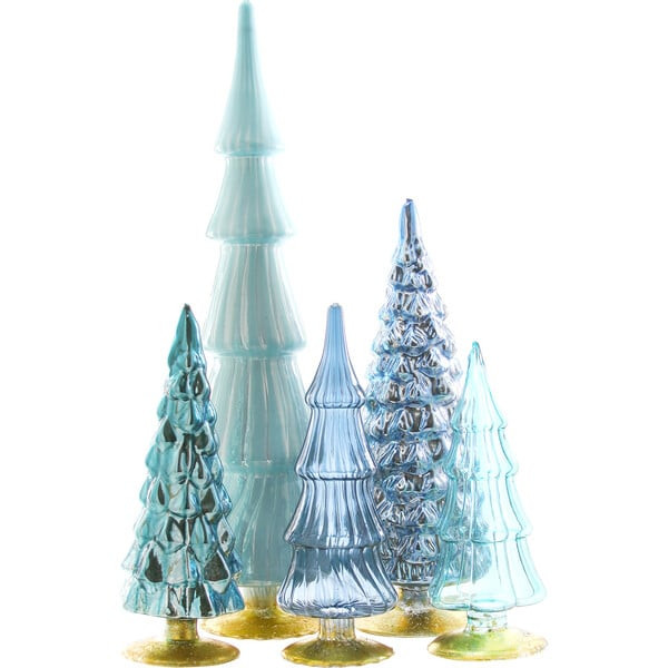 Hue Trees Set of 5, Snowfall | Maisonette