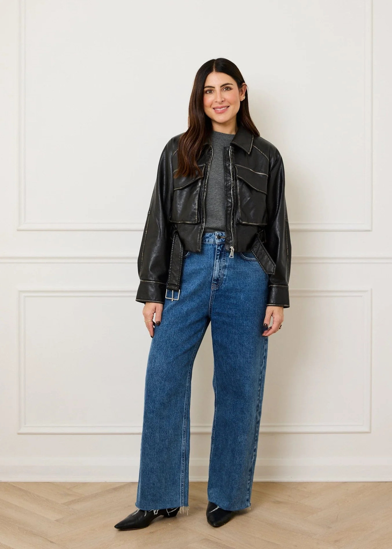 UTILITY BOXY JACKET - BLACK | WAT The Brand