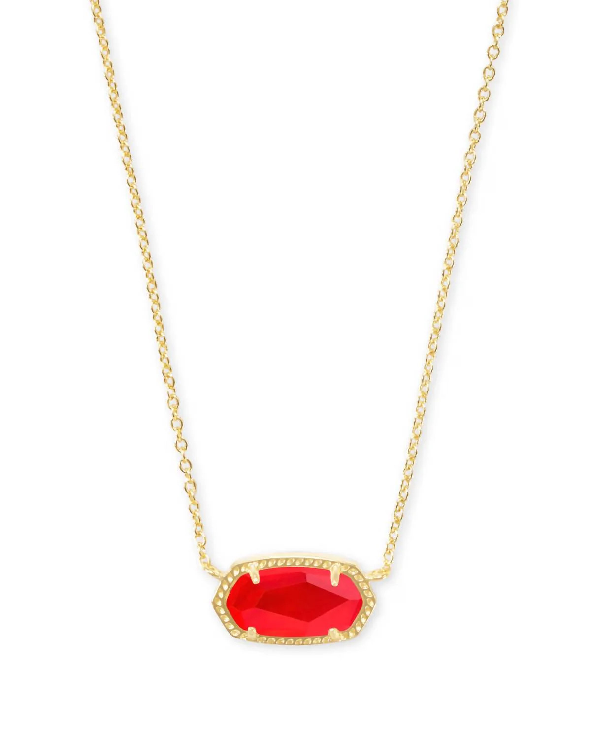 Women's Elisa Pendant Necklace In Red Illusion | Shop Simon