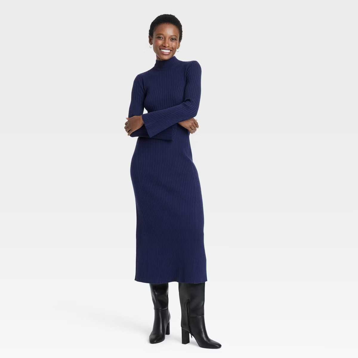 Women's Long Sleeve Maxi Sweater Dress - A New Day™ | Target
