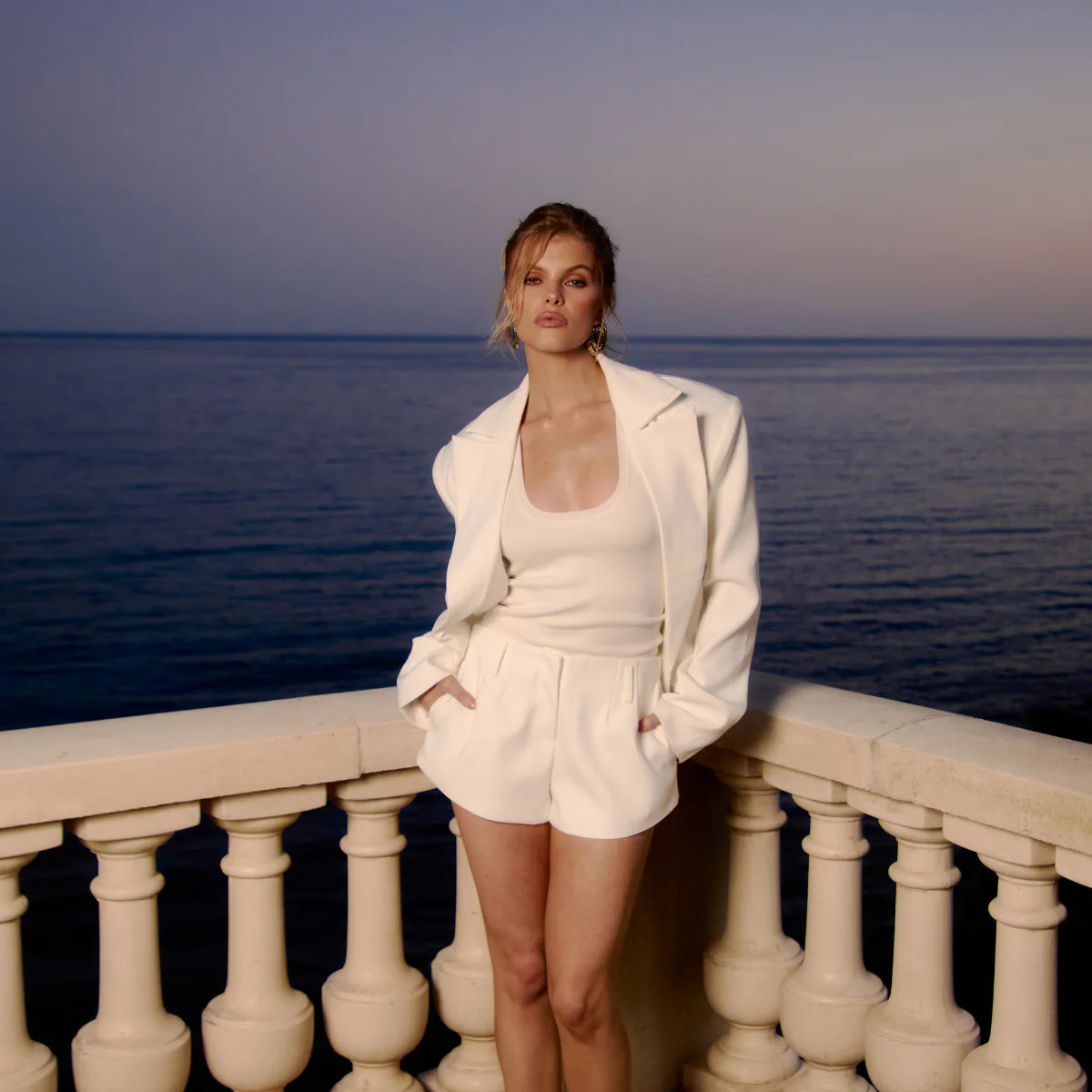 VIENNA Ivory Tailored Shorts | Noughts and Kisses