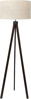 LEPOWER Wood Tripod Floor Lamp, Mid Century Standing Reading Light for Living Room, Bedroom, Stud... | Amazon (US)