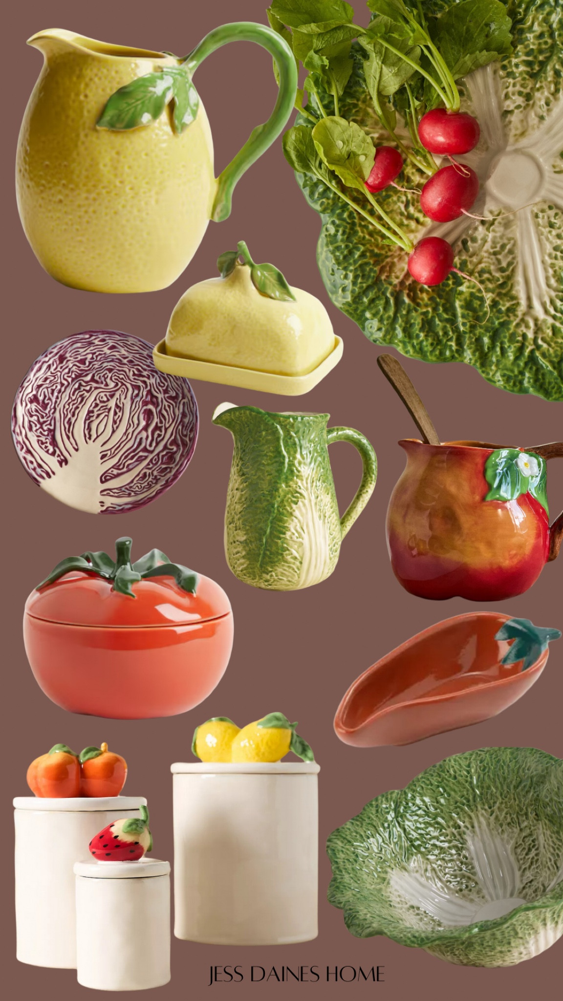 Always such a sucker for fruit and vegetable ceramics 🥬🥕🌶️🍑🍋

#LTKhome #LTKspring #LTKuk