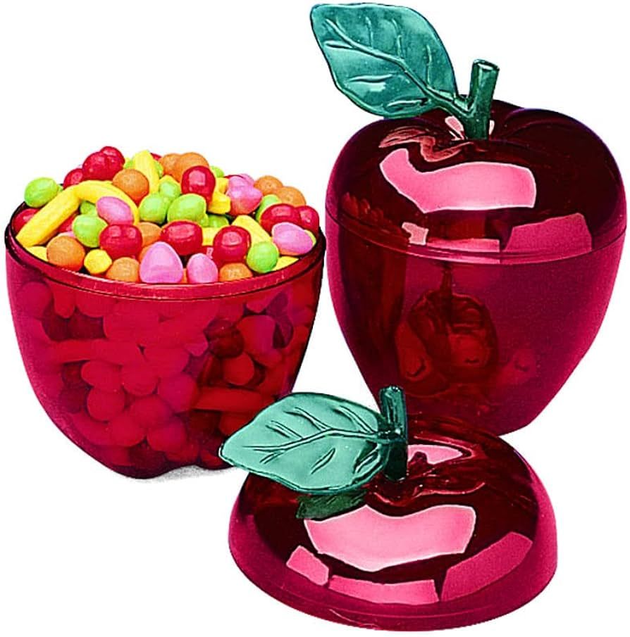 Fun Express Red Apple Container for Favors (set of 12) - Party Candy Table Containers and Classro... | Amazon (US)