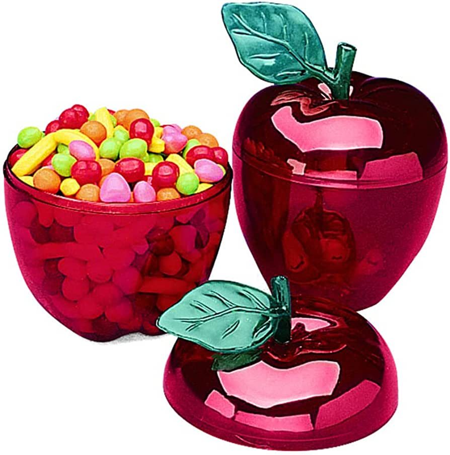 Fun Express Red Apple Container for Favors (set of 12) - Party Candy Table Containers and Classro... | Amazon (US)