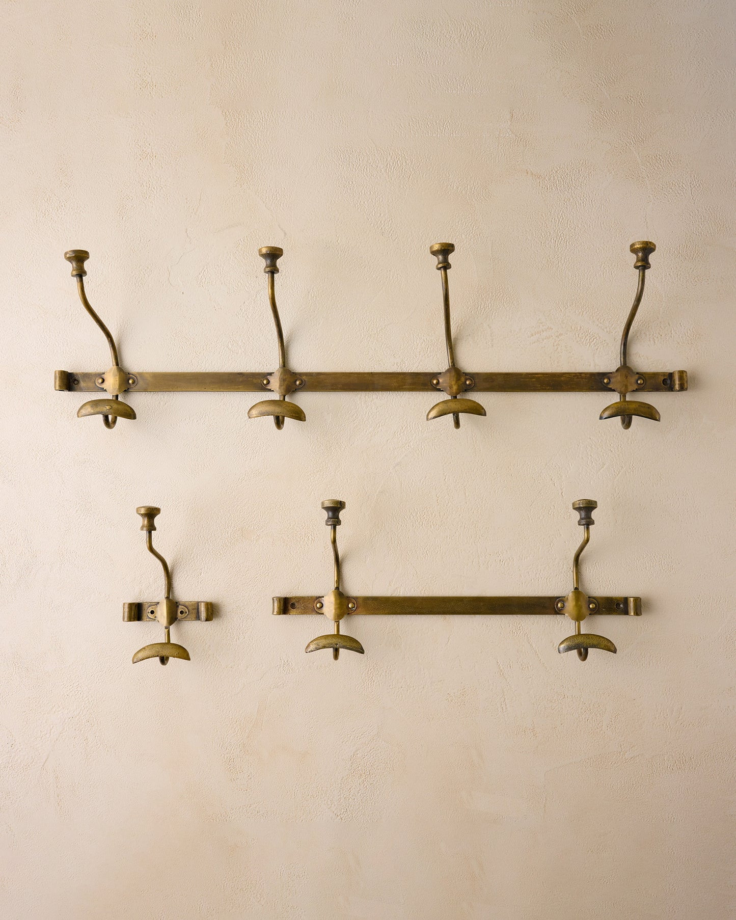 Duke Antique Brass Metal Wall Hooks | Magnolia