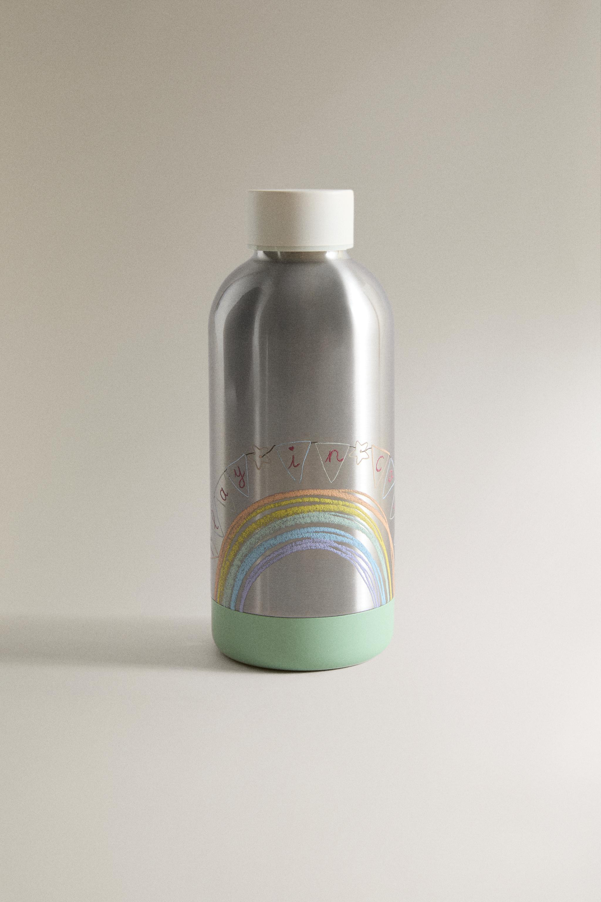 CHILDREN\u2019S RAINBOW STAINLESS STEEL WATER BOTTLE | Zara UK
