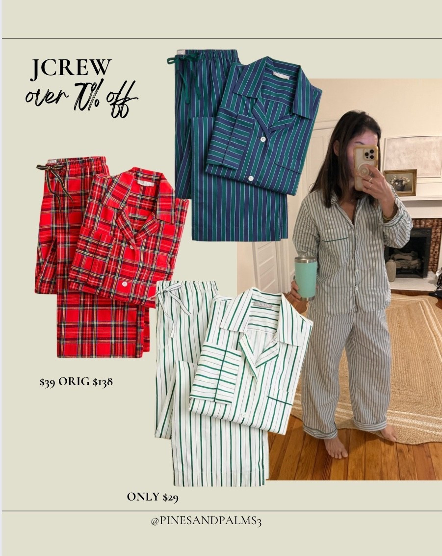 Jcrew 77% off pajamas 


#LTKHoliday #LTKGiftGuide #LTKSeasonal