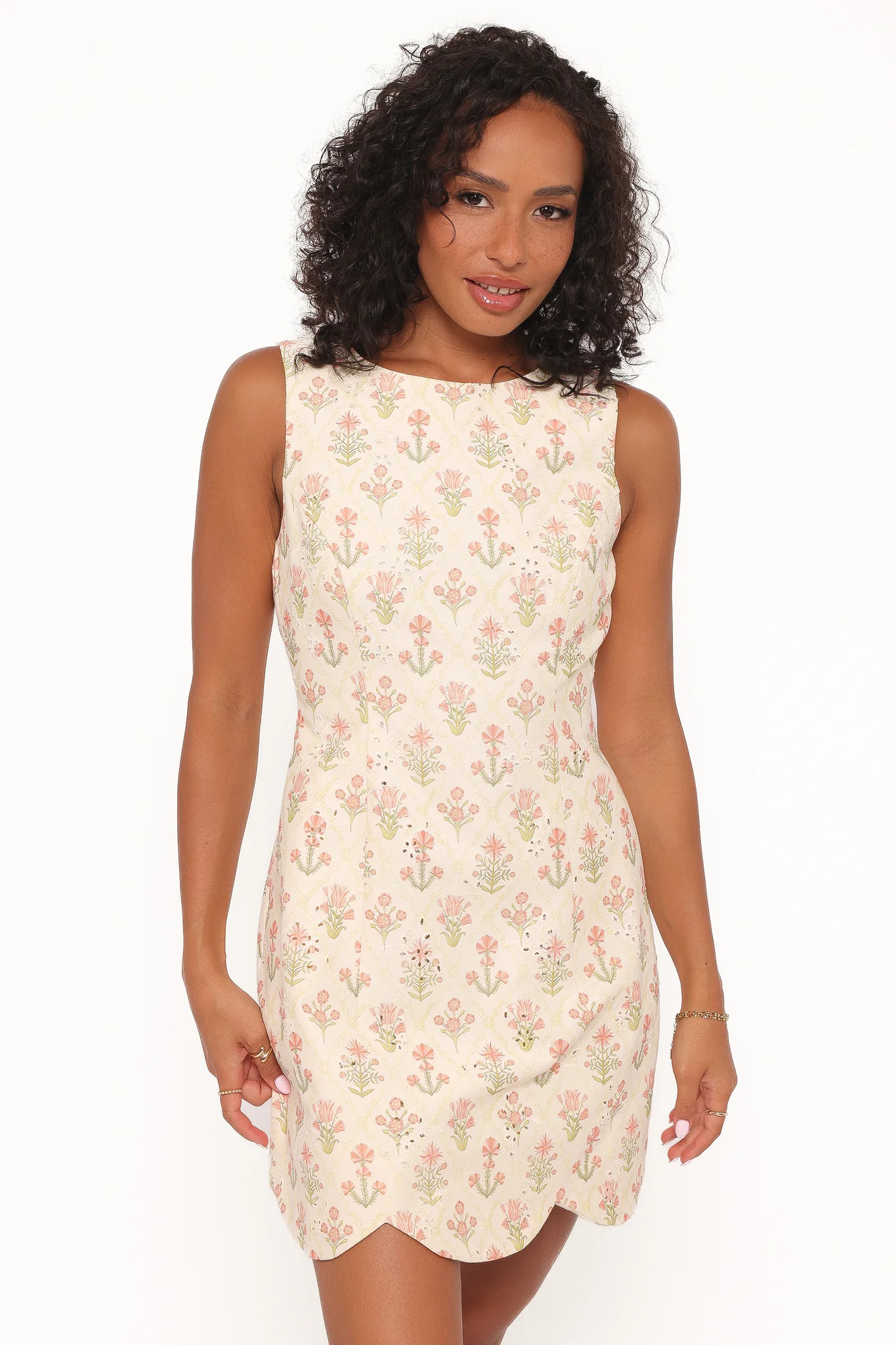 Memphis Mini Dress - Coral Floral | Petal & Pup (US)