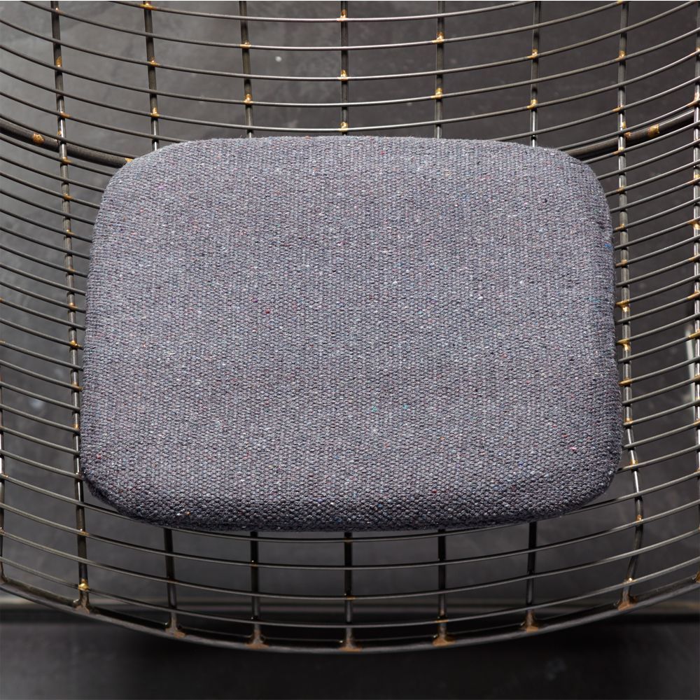 recycled fabric chair cushion | CB2