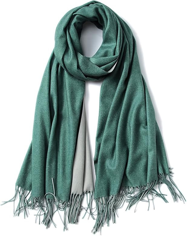 FORTREE Cashmere Feel Scarf - Lightweight Scarfs for Women, Large Soft 2 Tone Shawls and Wraps (1... | Amazon (US)