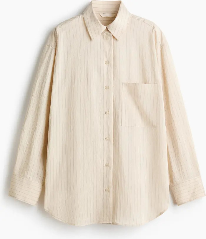 H&M Oversized Shirt | Nordstrom | Nordstrom