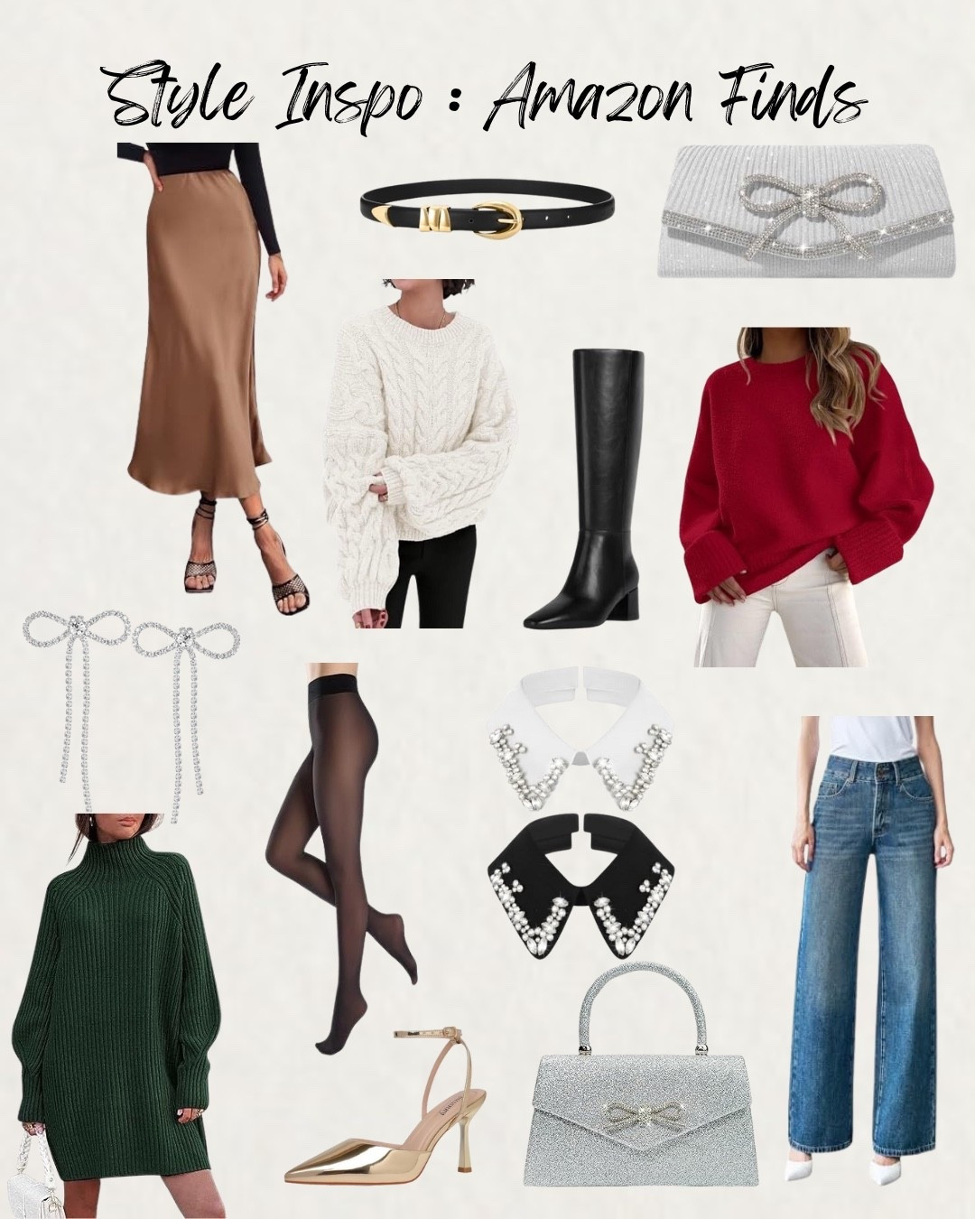 Style Inspo Amazon Finds / Amazon Style Inspo / Holiday Outfits / Amazon Holiday Outfits

#LTKHoliday #LTKFindsUnder100 #LTKSeasonal