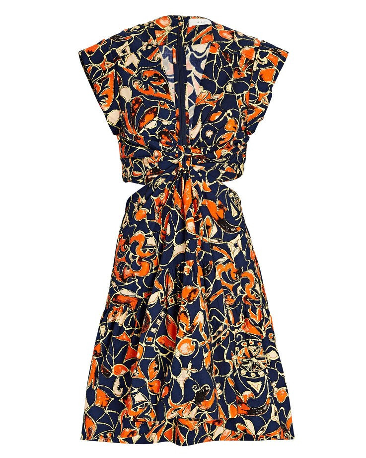 Lexi Cut-Out Cotton Mini Dress | INTERMIX