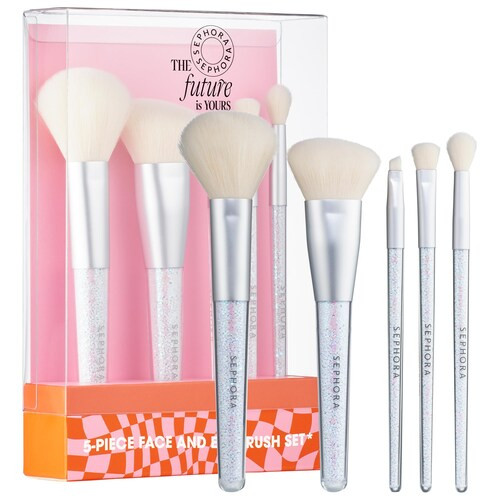 5-Piece Face & Eye Brush Set | Sephora (US)