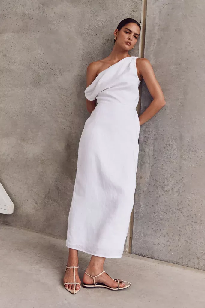 KARNEY NATURAL LINEN STRAPLESS … curated on LTK