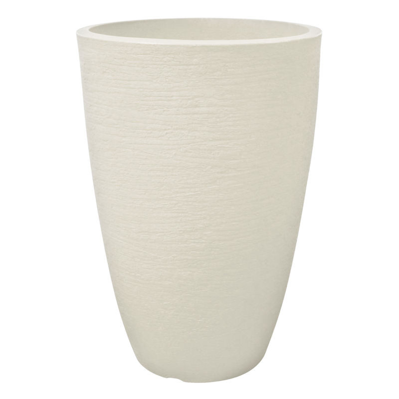 Japi Off-White Modern Conic Outdoor Planter, Large | At Home