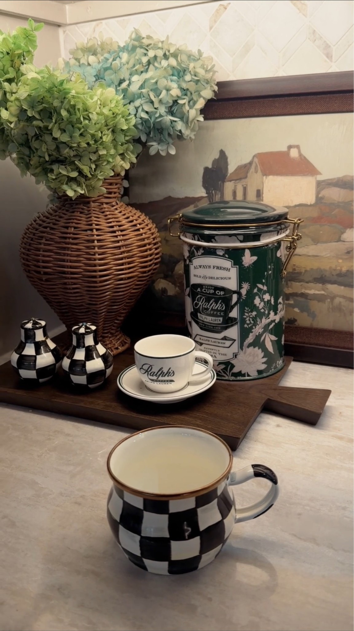 Cozy kitchen corner