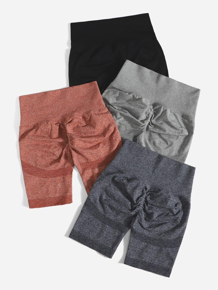 4pcs Sports Biker Shorts | SHEIN