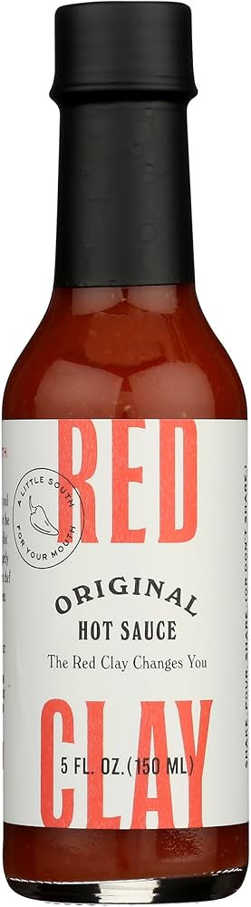 Red Clay Original Hot Sauce - Barrel-Aged Southern Hot Sauce, Cold-Pressed Fresno Peppers, Chef-C... | Amazon (US)