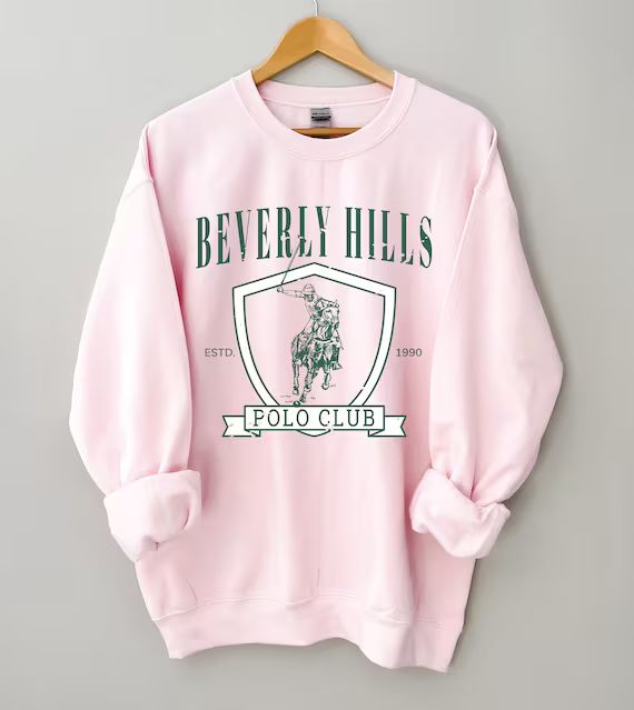 Beverly Hills Polo Club Vintage Sweatshirt  Beverly Hills - Etsy | Etsy (US)