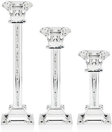 Godinger Galaxy - Candelabros cuadrados (3 unidades) | Amazon (US)