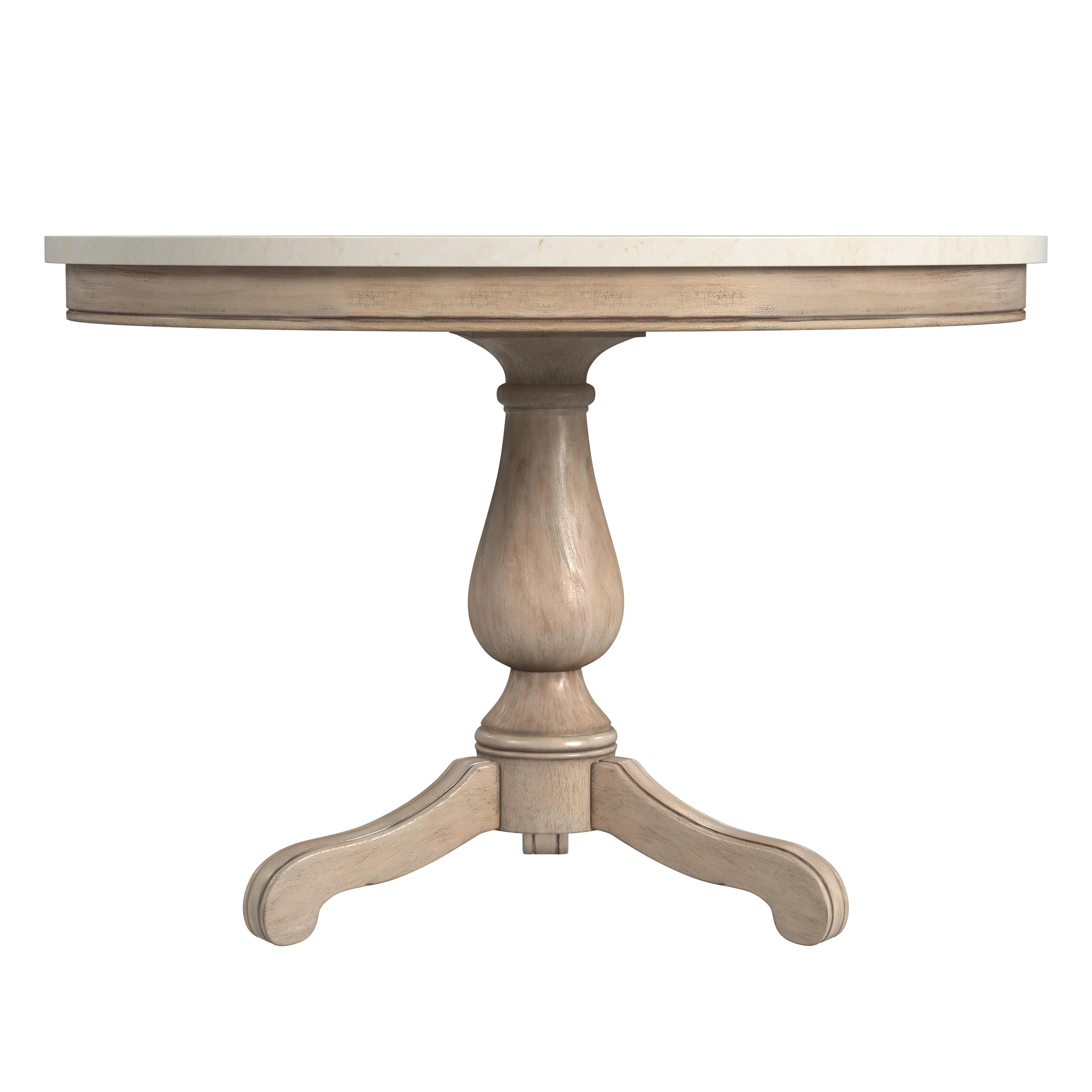 Butler Danielle 44" Round Pedestal Marble top Dining Table & Reviews | Perigold | Perigold