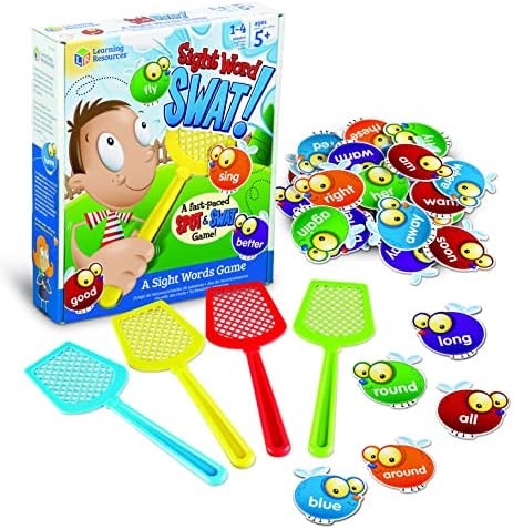 Learning Resources Sight Word Swat ® a Sight Words Game - 114 Pieces, Ages 5+ Educational Games ... | Amazon (US)