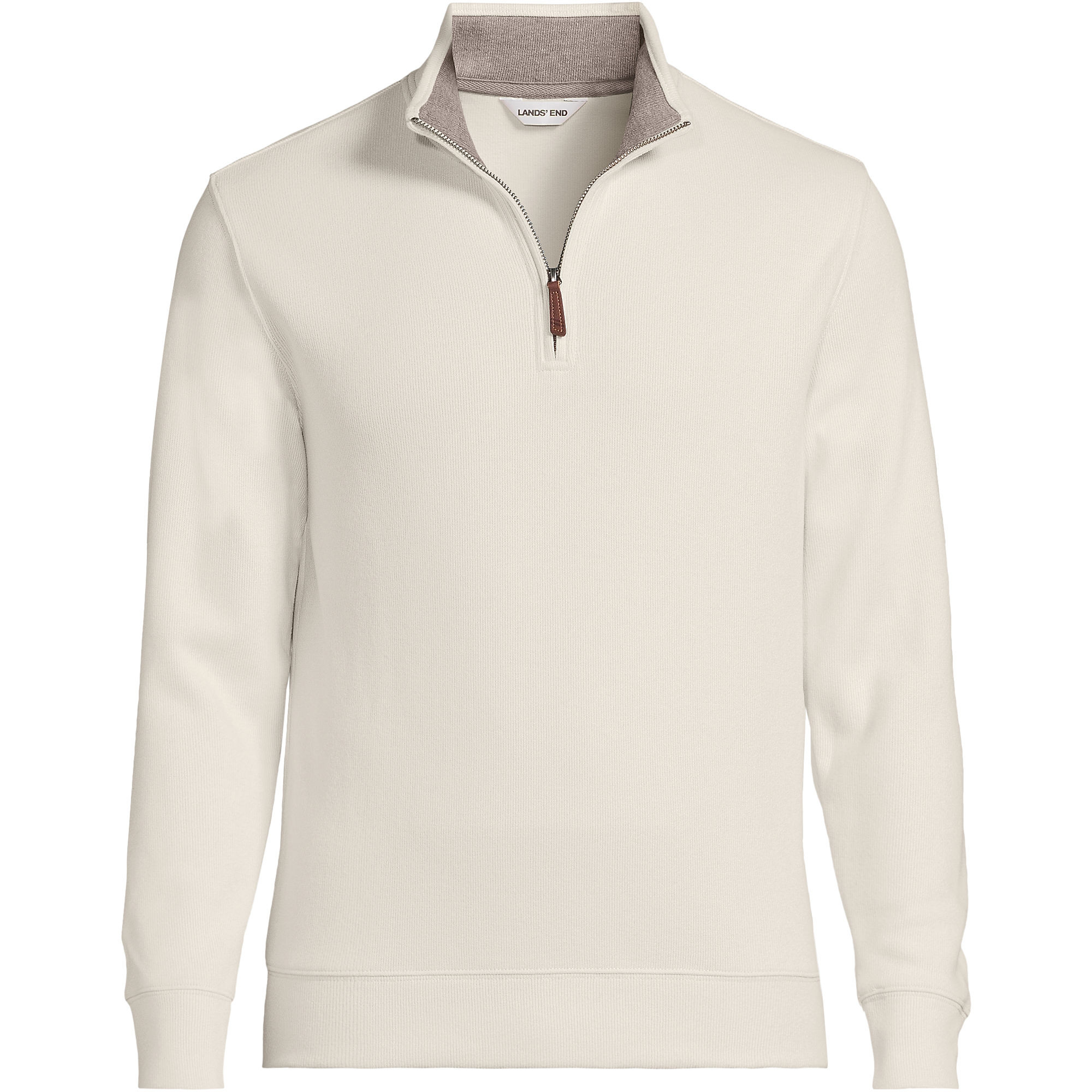 Bedford Rib Quarter Zip Sweater | Lands' End (US)