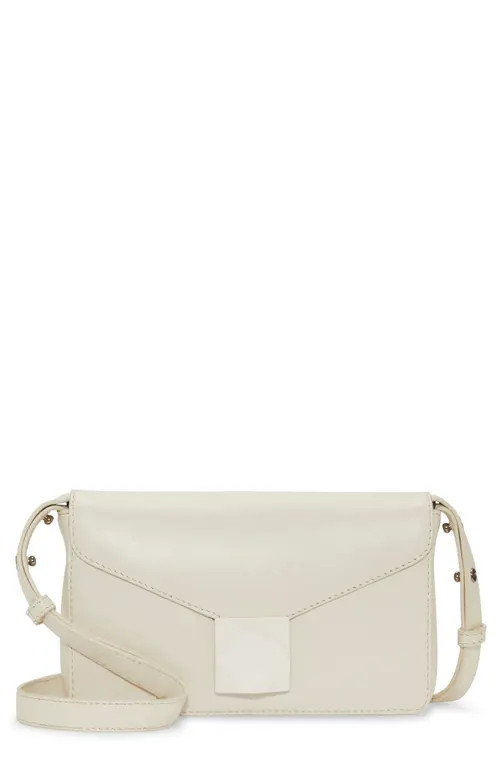 Vince Camuto Lefto Leather Crossbody Bag in Coconut Cream Lambar at Nordstrom | Nordstrom